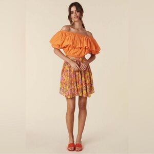 Spell Last Drinks floral mini skirt